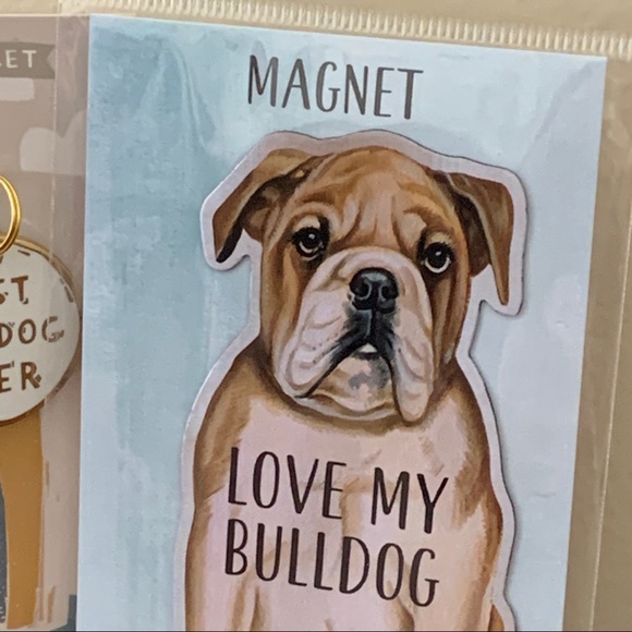 Cute Bulldog - Bag Tags - Charms - Magnet Bundle - Picture 3 of 3